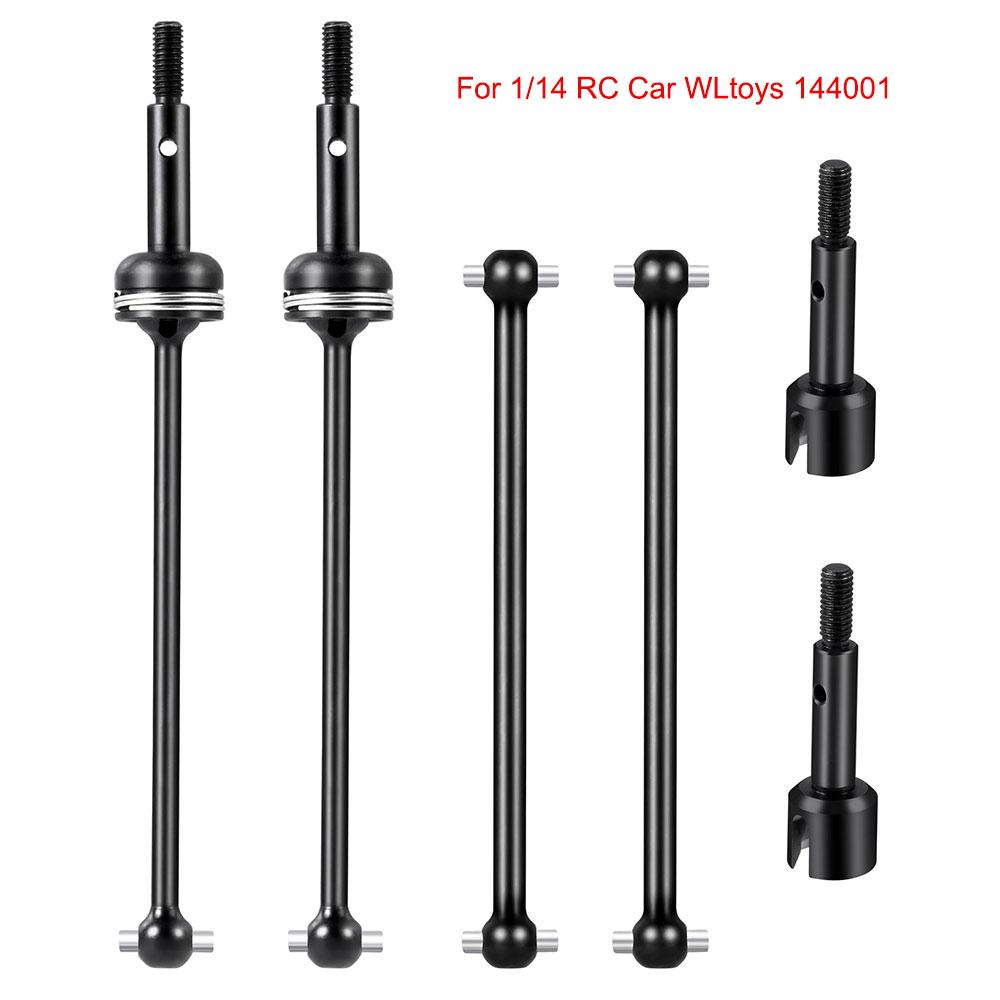 TRINOOD Steel Front and Rear CVD Drive Shaft For 1/14 WLtoys 144001 1/12 12428 1/18 A959-B RC Car Upgrade Parts Accessories