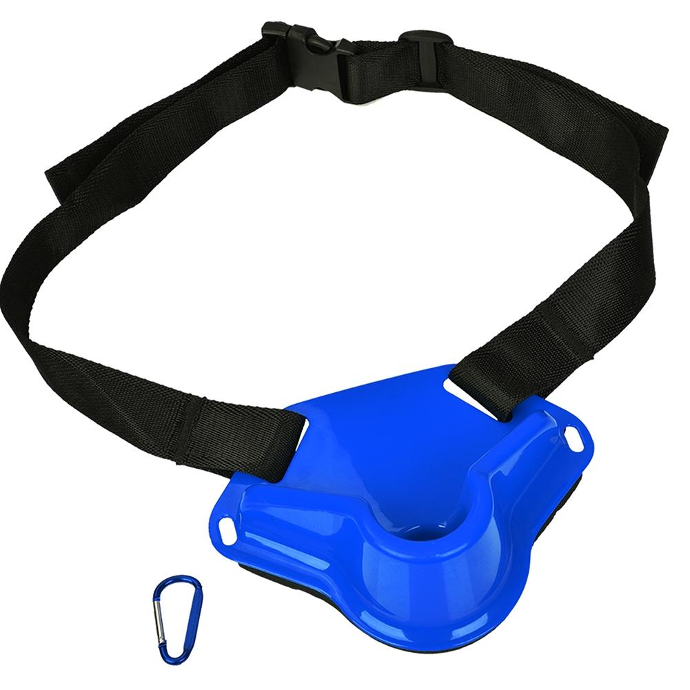 Boat Rock Fishing Rod Pole Holder Adjustable Waist Fighting Belt Tackle Accessories