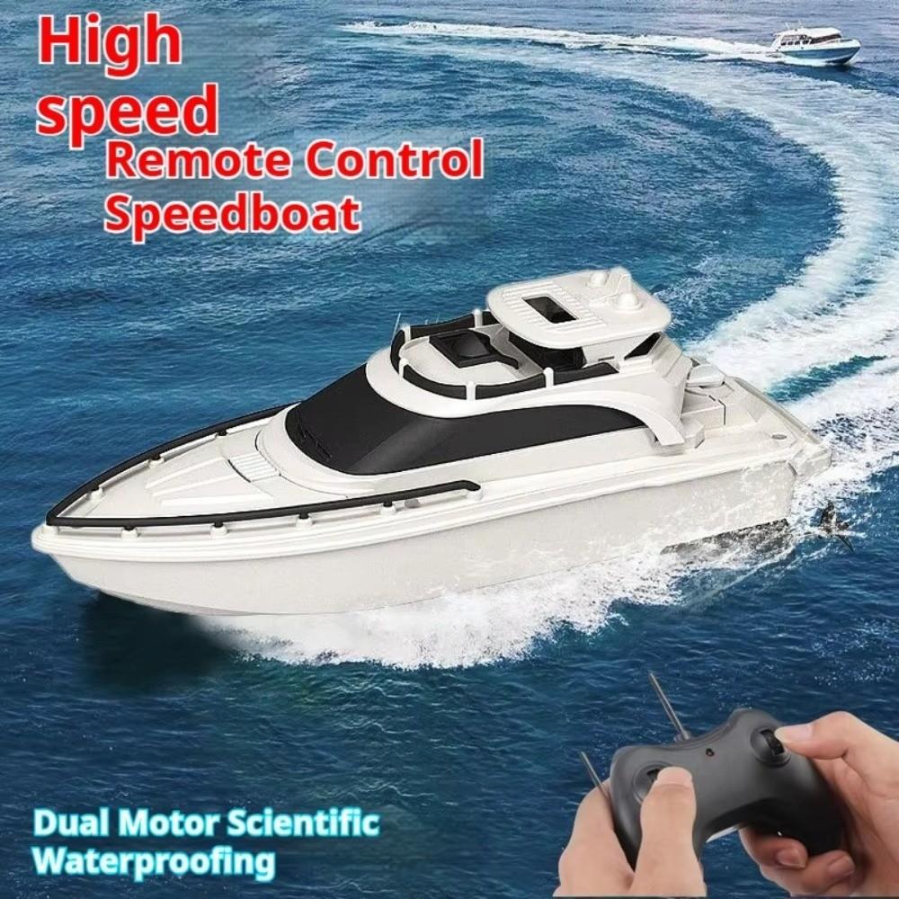 Electric Remote Control Boat High Speed RC Boat Toy Racing Speedboat Summer Water Pool