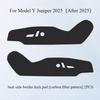Car Door Anti Kick Pad for Tesla Model Y Juniper 2025 Door Panel Protective Pad Seat Side Kick Mat Anti Stepping Pad Accessories