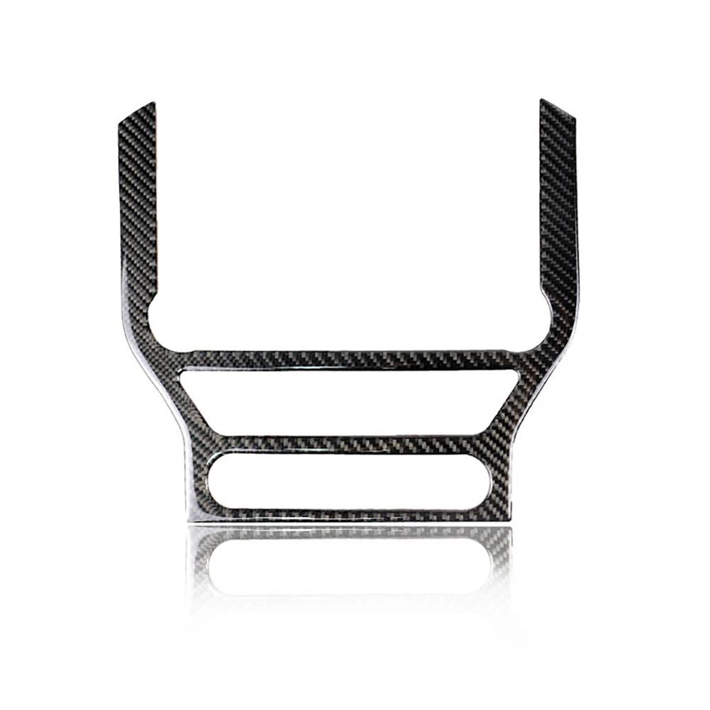 Углеродное волокно мультимедийная консоль крышка наклейка панель отделка украшение для Ford Mustang 2015 2016 2017 2018 автомобиль