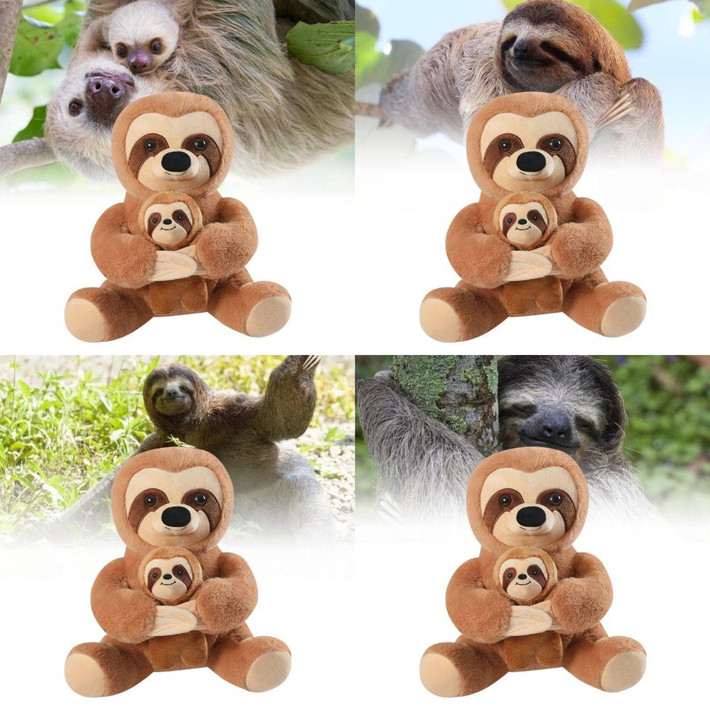 Милая плюшевая игрушка ленивец мама и малыш мягкая набивная кукла подарок для детей 20 см и 30 см