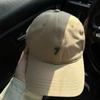 Sunscreen Baseball Cap Korean Style Cotton Peaked Hat Versatile Embroidered 7 Cap  Outdoor