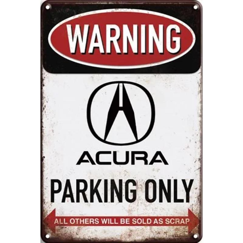 Lamborghini Parking Only Sign, Retro Metal Car Decor Plaque
