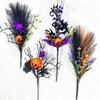 1PC Atmosphere Single Branch Halloween Pumpkin Decoration Sprigs Artifical Flower Ornament