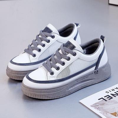 Женские туфли для отдыха 2024 года, осень, новые повседневные универсальные женские туфли, толстая подошва, спортивная вулканизированная обувь, Zapatos Mujer