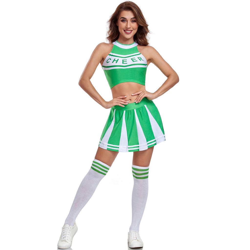 Sexy Soccer Babe Cheerleading Costume Cheereader Female, Cheerleading Costume, Stage Performance Costume