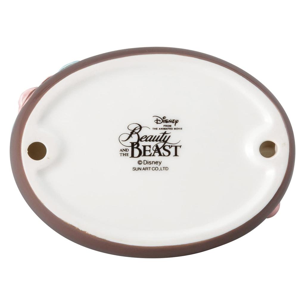 sun art Дисней и Чип Мыльница 14см SAN3635 Коричневый "Красавица и Чудовище" Прибл.