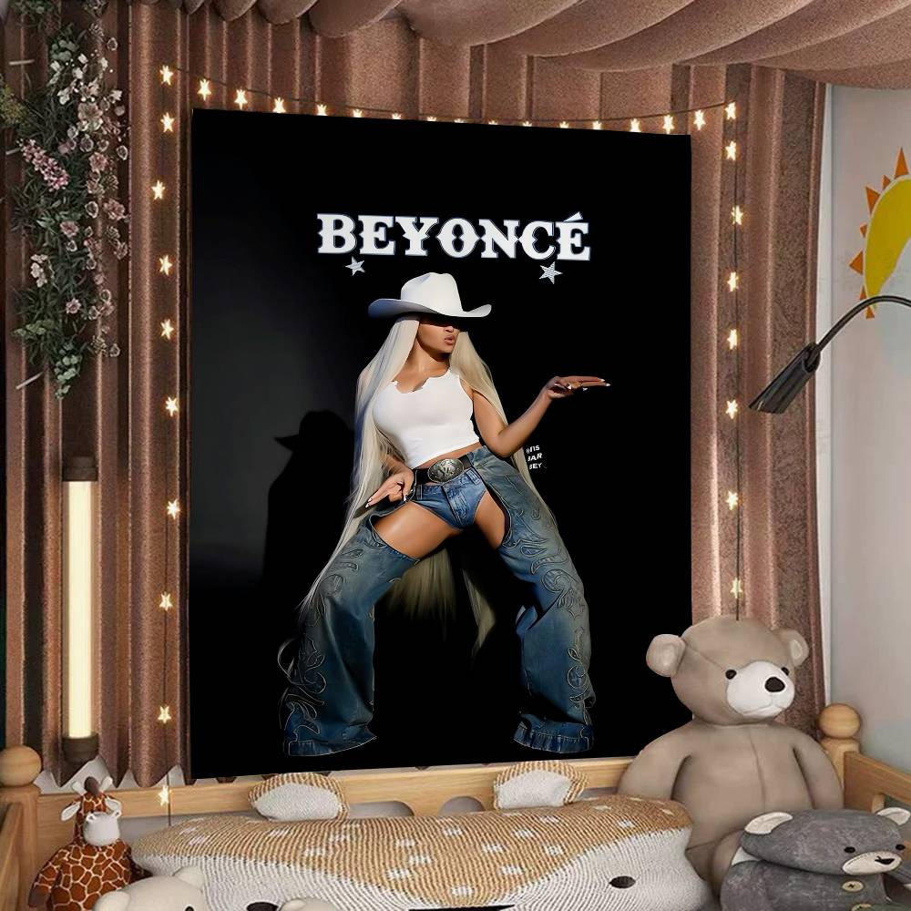 BBeyonce Горячая Певица Цветной Гобелен Настенный Бохо Гобелены Настенное Искусство Мандала Декор