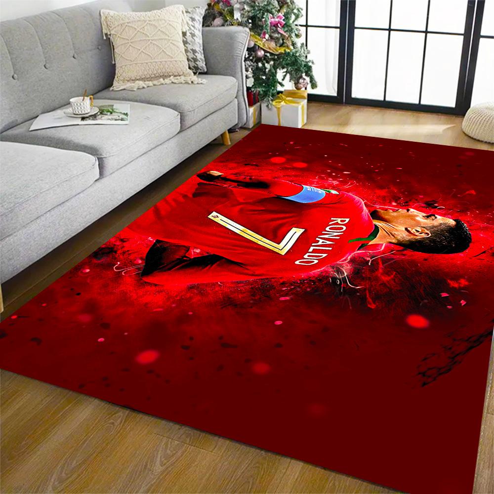 Ronaldo's Legacy Portugal Floor Mat Design for Playrooms Decorate room Dining Room Outdoor Antislip Carpet Anime Office Decor Birthday/Christmas Gift