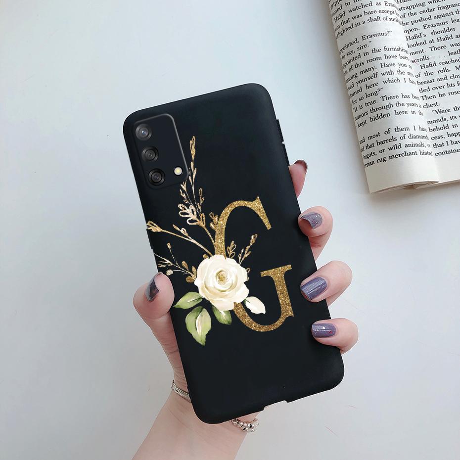 For Oppo Reno 6 Lite Case CPH2365 Cute Letters Cover Soft Silicone Case For Oppo Reno6 Lite Reno 6Lite Coque Fundas Capas Bumper