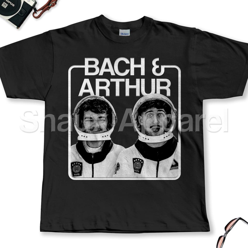 Bach and Arthur Space Astronaut T-Shirt | Italian Bach, Arthur TV Montage Tee | Retro T-Shirt Unisex