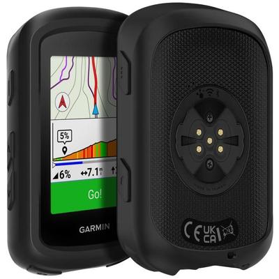 Чехол для Garmin Edge 540 / Edge 840 - Силиконовый чехол-накладка Phonillico® - Мягкая защита - Черный