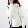 Вышитая одежда с длинными рукавами, корейский стиль, толстовка с капюшоном, женская модная верхняя одежда на весну