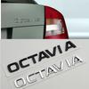 3D ABS Chrome Logo OCTAVIA Emblem Letters Car Trunk Badge For Octavia 1 2 3 4 MK2 MK3 MK4 A5 A7 Sticker Accessories