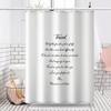 Bathroom Thickened Waterproof Curtain Mildew Proof Shower Curtain Shower Partition Curtain Shower Curtain Bathroom Curtain Free Perforation