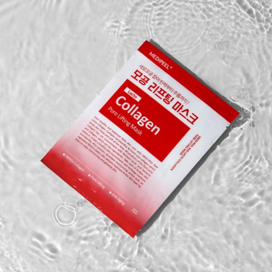 MEDIPEEL Маска-лифтинг для пор с красным лакто-коллагеном (30 мл * 10 шт.)