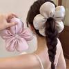 Корейский креативный преувеличенный цветочный резинка для волос головной убор для женщин и девочек модная эластичная повязка для волос аксессуары для волос для отпуска
