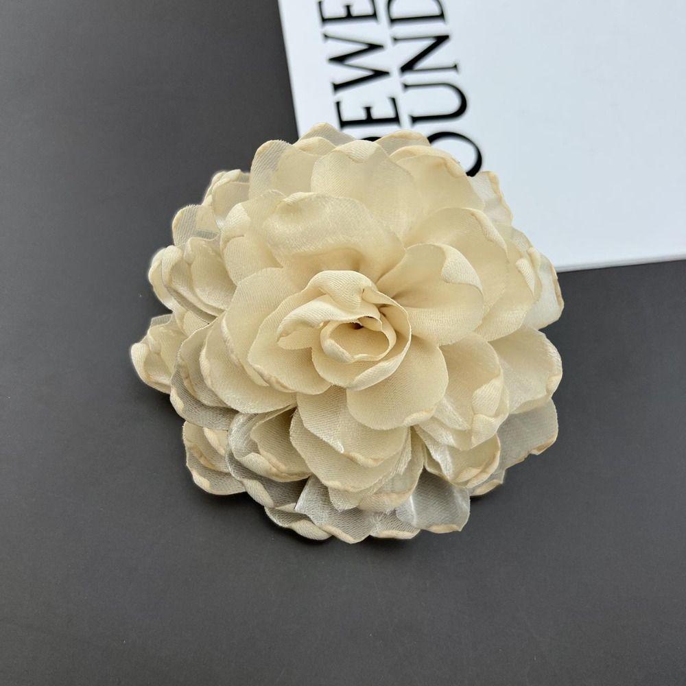 Handmade Large Flower Brooch Multi-layer Suit Sweater Coat Brooches Wholesale Collar Flower Party