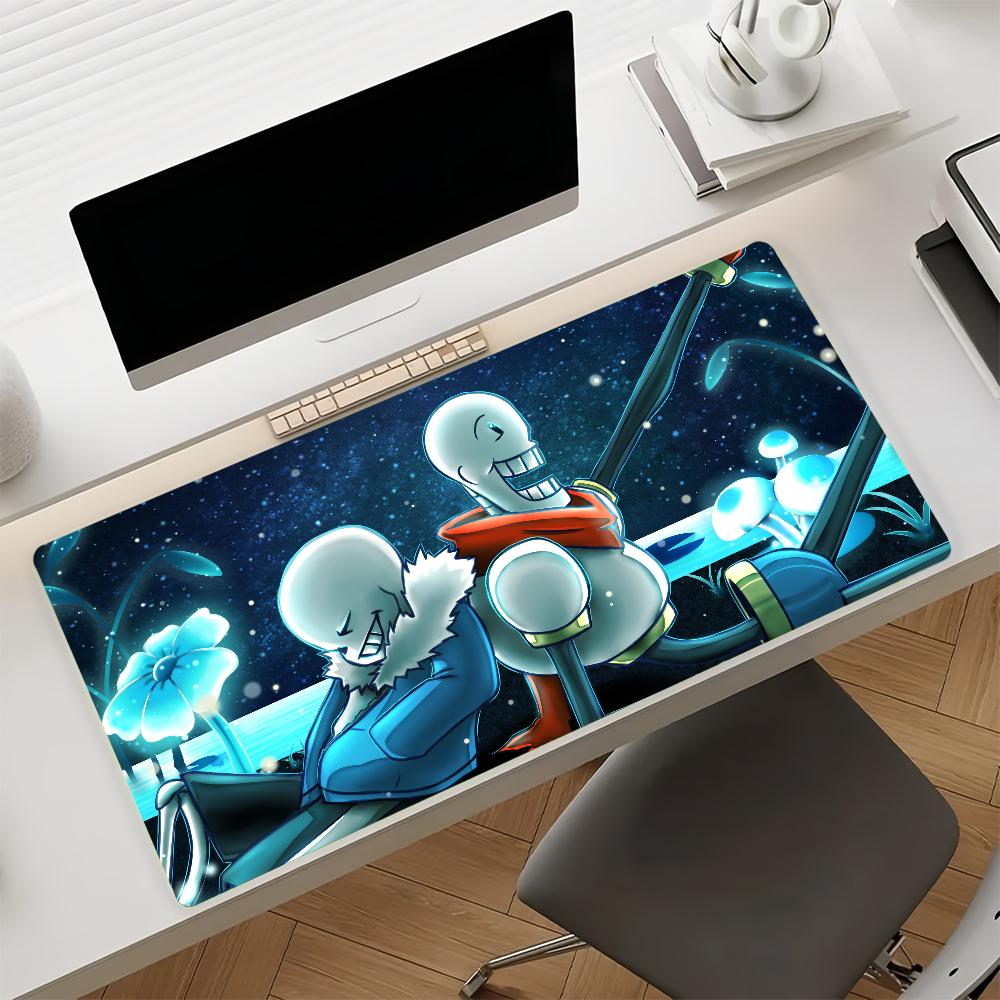 Game UUndertale SSansS Mouse Pad Nonslip Rubber Gamer Balance Computer Mat Decoracion Deskmat Laptop Office Large