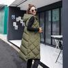 Cotton Vest Women Fall and Winter Hooded Thickened Warm Jacket Sleeveless Long Section Loose Comfortable Windproof Vest
