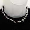 Fashion Iron Unisex Choker Necklace Women Hip-hop Gothic Punk Barbed Wire Little Thorns Chain Choker Jewelry Gifts