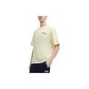 Fila Colorful Versatile Casual Loose Short Sleeve T-Shirt Unisex Tops Cheese-White F51U419101FIV