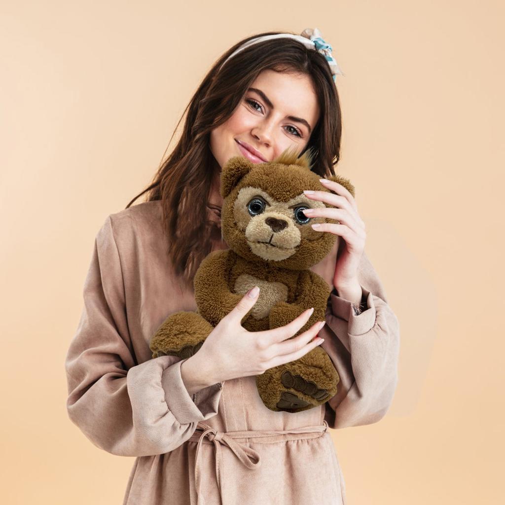Интерактивная плюшевая игрушка «Любопытный медведь», Плюшевая игрушка «Любознательный интерактивный медведь»
