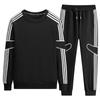 Мужской повседневный комплект с капюшоном, осенняя спортивная одежда, спортивные костюмы, толстовки + брюки, костюм