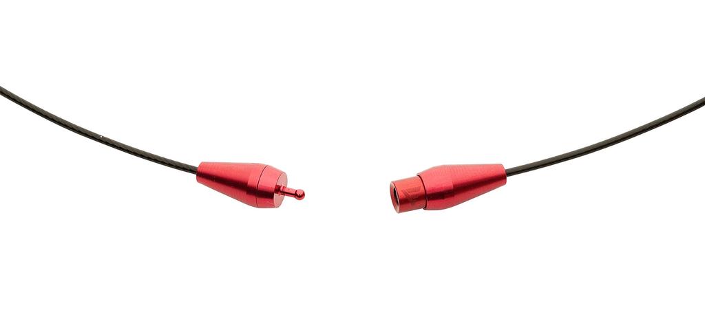 Ожерелье phiten RAKUWA Neck Wire EXTREME 50 см передовая технология Черный/Красный [Жесткие плечи] [Жесткая шея] [Использует Metax]