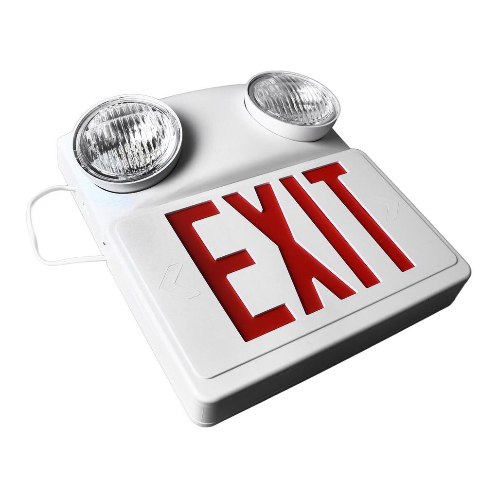 Светодиодный знак выхода с подсветкой, регулируемый головной свет, аварийный осветительный прибор, встроенный аккумулятор 800 мАч