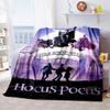 Hocus Pocus Creative Flannel Print Blanket, Super Soft and Comfortable, Perfect for Sofa Naps or Home Blankets, the Perfect Gift