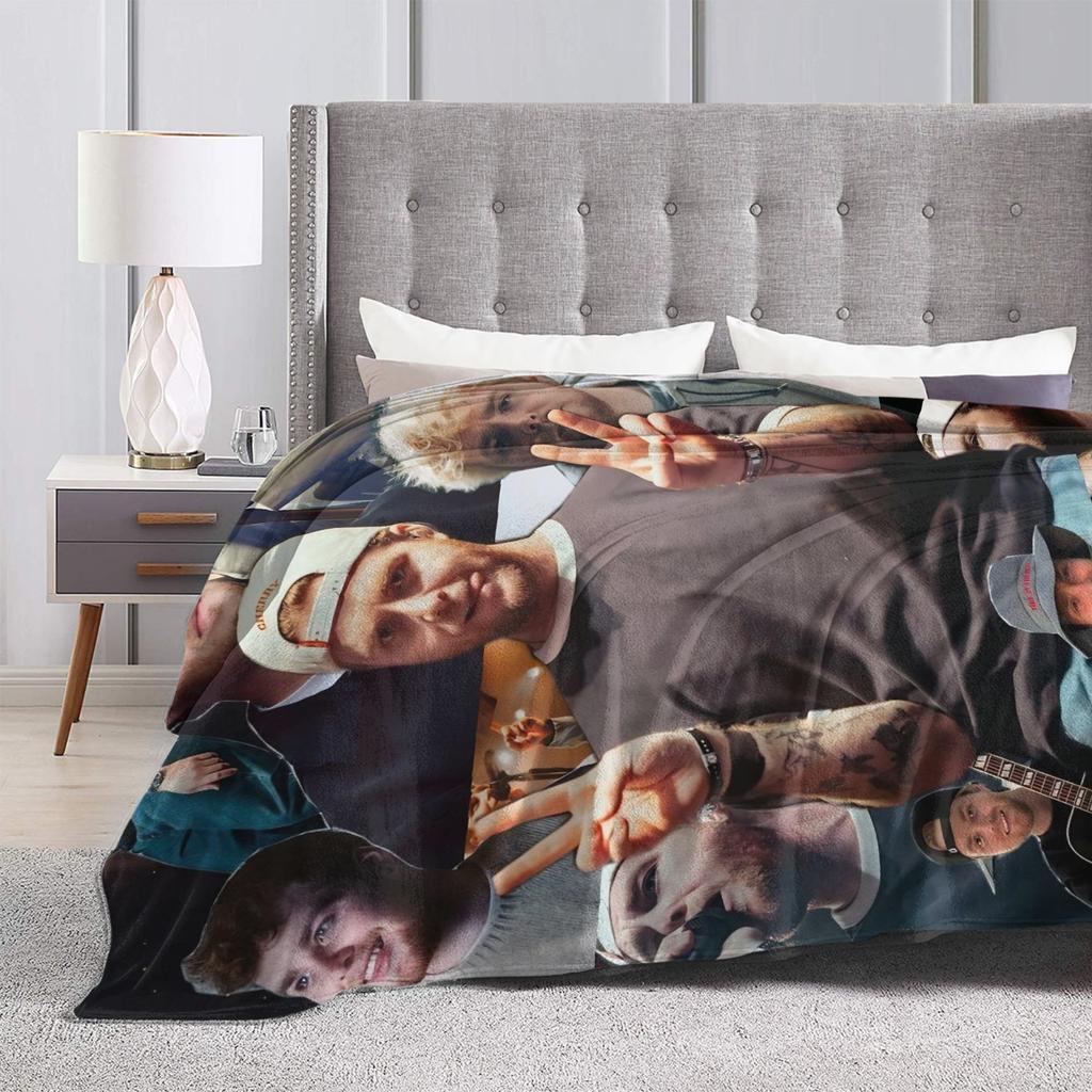 Alex Warren Rapper Blanket Decorative Flannel Bedding Throws For Home Decor Warm Soft Custom DIY Quality Bedspread