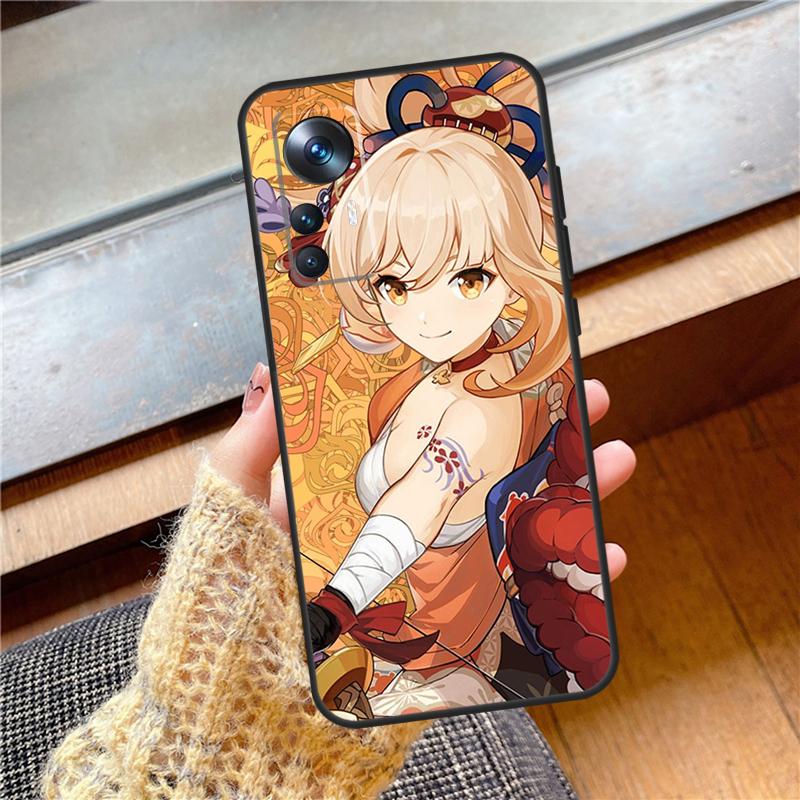 Чехол Genshin Impact Yoimiya для Xiaomi 15 Ultra 13 14 17 Pro Max 13T 14T 15T POCO F7 F5 F6 X3 X5 X6 X7 Pro