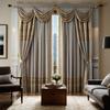 2-х компонентная цифровая печать HD штор имитация балдахина серая серия золотой пэчворк украшение дома стиль украшения гостиная b