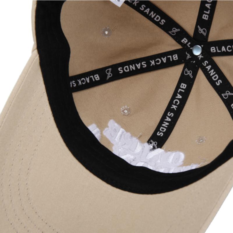 BLACK SANDS One-Up Time Embroidered Ball Cap_Beige