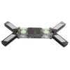 Laptop Cooler Pad Dual Fan Light Emitting Notebook Speaker Foldable Cooling Stand DR-2009A