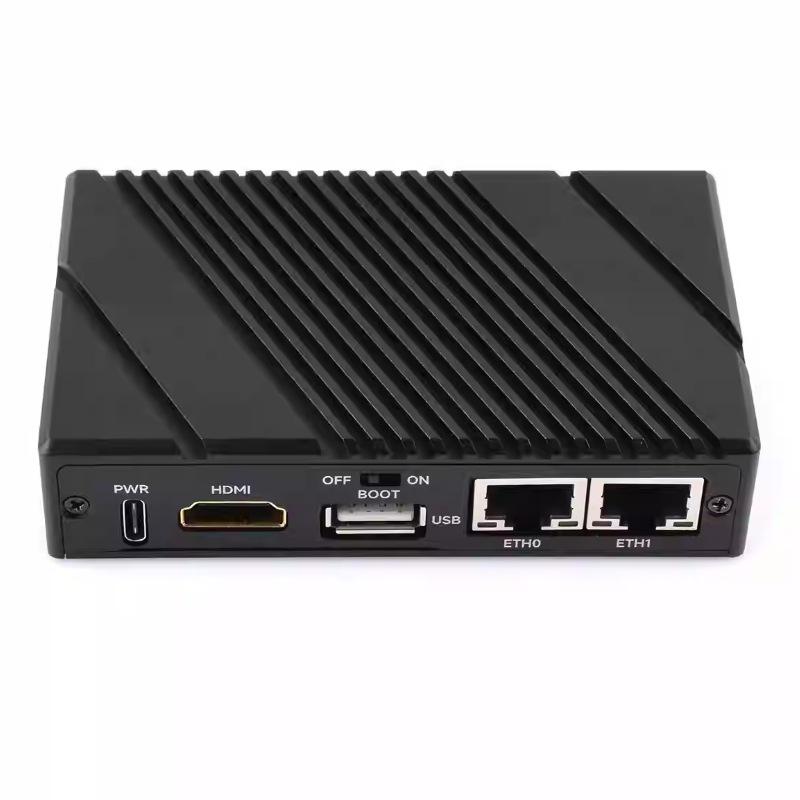 Raspberry Pi CM5 Dual Network Port Expansion Board with Gigabit/2.5G, M.2 M Key, HDMI, MIPI, and RJ45 Interfaces
