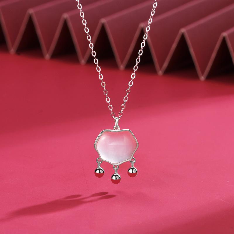 Ожерелье с замком Ruyi Ping An, женское, Guochao, ретро, новое, китайское, универсальное ожерелье