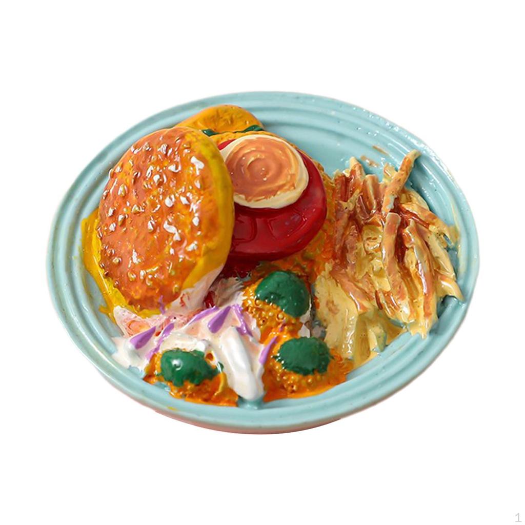 1/6 1/12 кукольный домик еда игрушки ролевые игрушки кухня смола, мини модель для DIY