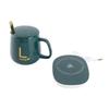 Coffee Cup and Constant Temperature Heating Pad Set 380ML Ceramic Coffee Mug 55 Degree Constant
