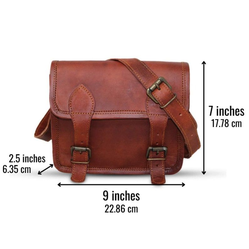 Маленькая кожаная сумка-саквояж ручной работы, сумка для iPad, офисная сумка, подарок для мужчин и женщин, потертая сумка через плечо