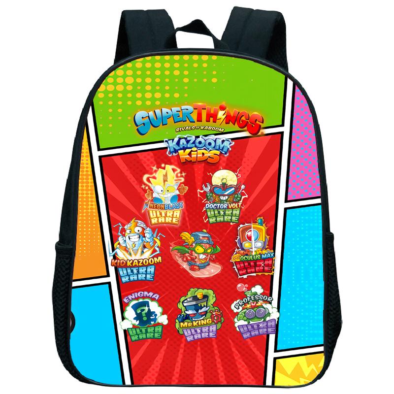 Рюкзак Superzings Kazoom Kids Детский Рюкзак Детский Сад Школьный Рюкзак Super Zings 3-5 Лет Мальчики Девочки Милая Сумка для Малышей