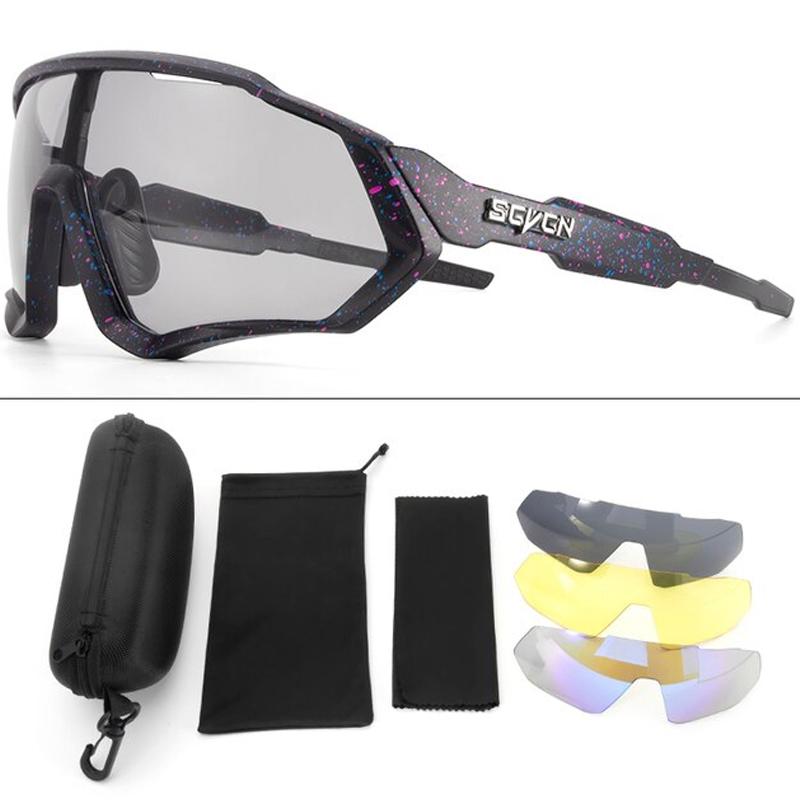 SCVCN Спортивные велосипедные очки Очки для велосипедистов Очки для горного велосипеда UV400 Солнцезащитные очки для бега по шоссе MTB