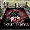 Custom Text Sleep Token Pattern Floor Rug Soft Indoor Carpet Mat Living Room Bedroom