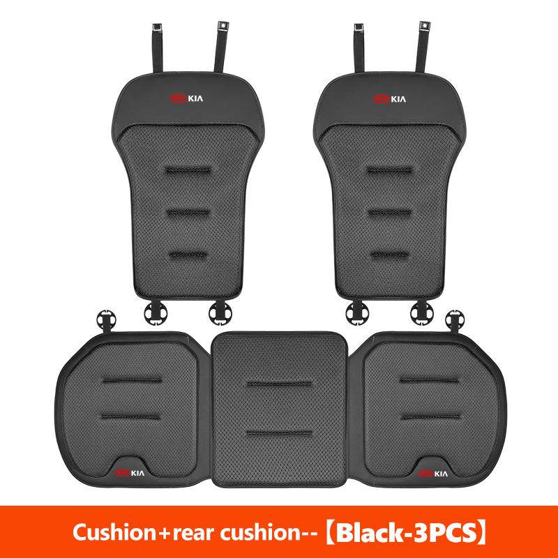 AMT2 Non-slip Car Seat Cushion Breathable Seat Height Increase Pad Backrest Mat For KIA Cadenza Carens Carnival Cerato Ev6 FORTE K5