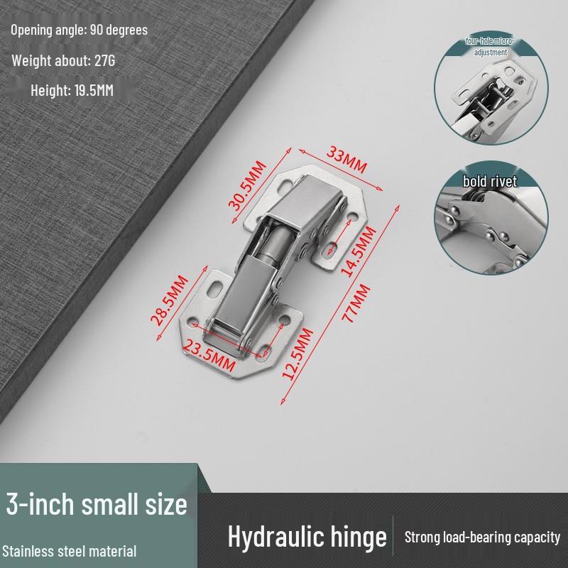 Петля-лягушка из нержавеющей стали с плавным закрыванием, мостового типа, утолщенная 3-4 дюйма, без пазов, для дверц шкафов и столов для маджонга