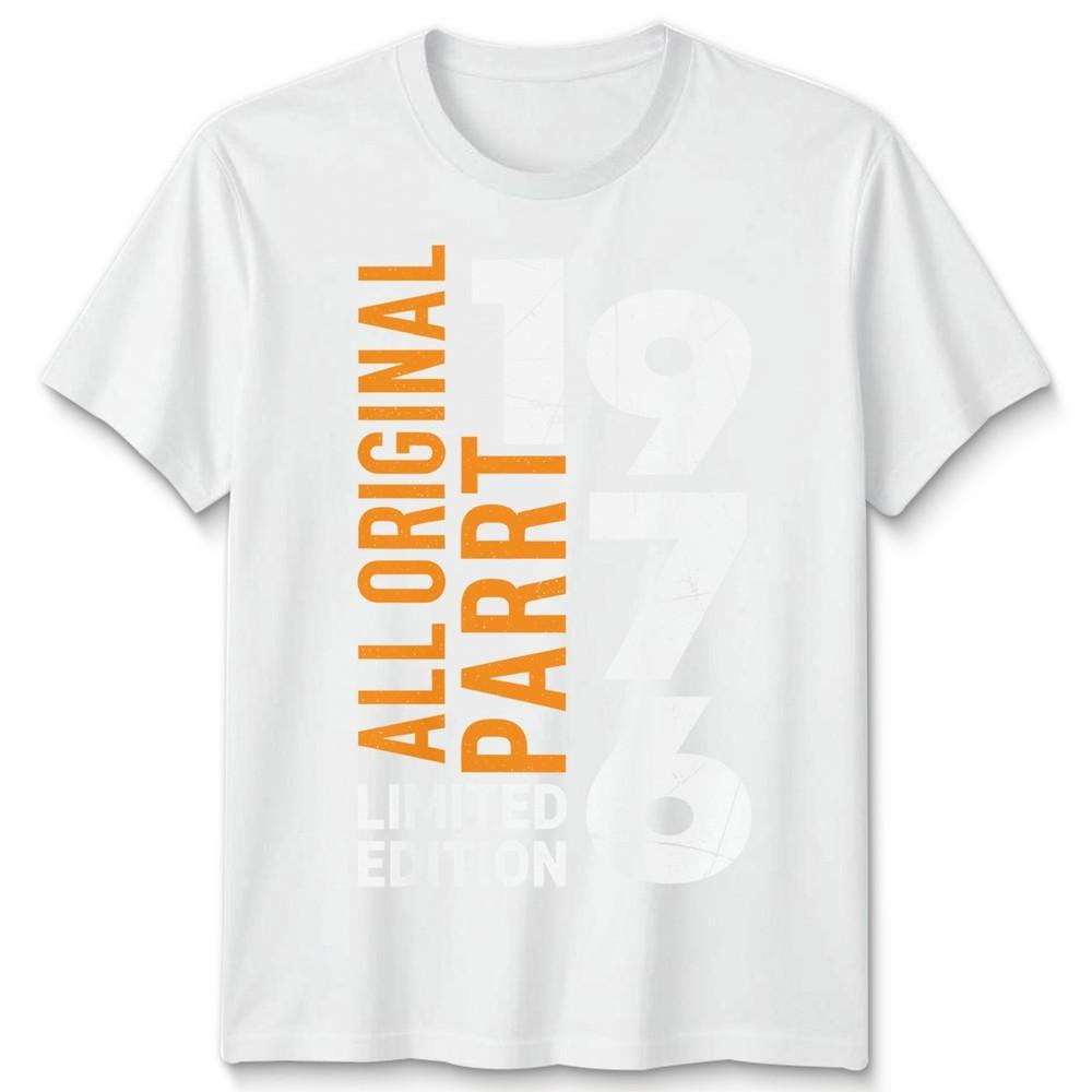 Vintage 1976 50th Birthday Gifts Unisex 50 Years Old Tshirt
