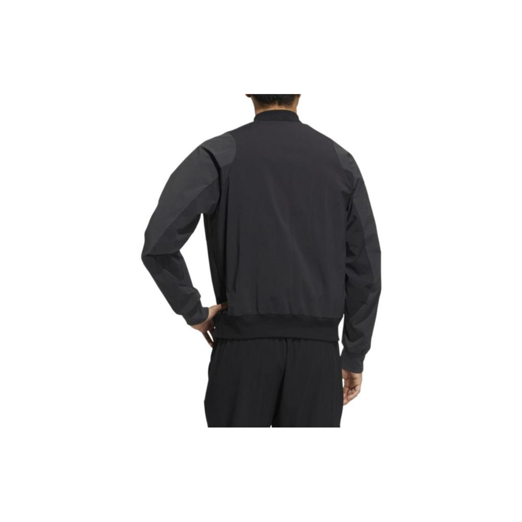 adidas Спортивная куртка с логотипом и карманами, мужские куртки черного цвета HN9035