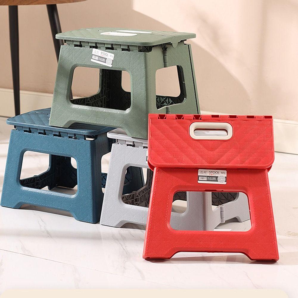 Handheld Small Benches Thickened Foldable Stool Portable Footstool Garden